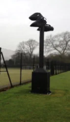 15m retractable lighting mast retracating to 4.5m