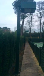 3m -6.7m tennis court retractable lighting