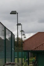 Bowdon Lawn Tennis Club LED retractable floodlighting system
