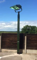 3m -8m slimline retractable floodlighing