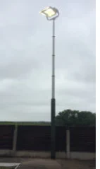 8m slimline retractable floodlighting TS840