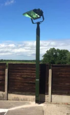 Slimline telescopic floodlighting