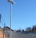 Fixed 8m bowling green lighting columns