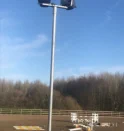 LED floodlights for large sand schools
