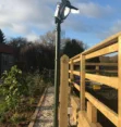 Retracted TS640P floodlighting Mast