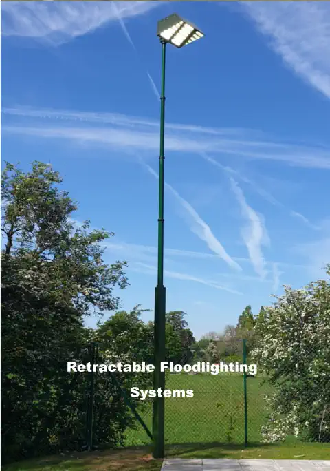 retractable floodlighting systems