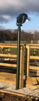 Retracted 6m lighting mast