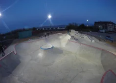 Bradley Stoke Skatepark LED floodlighting installation