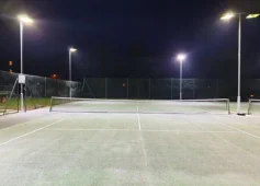 Buxton Tennis Club TennisPro LED floodlighting installation