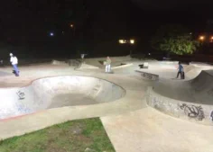Hereford Skatepark floodlighting installation