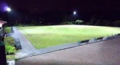 Prestbury Bowling Club retractable floodlighting installation