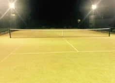 Private tennis court lighting upgrade
