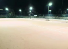 Wimbledon Westside Lawn Tennis Club TennisPro LED floodlighting upgrade