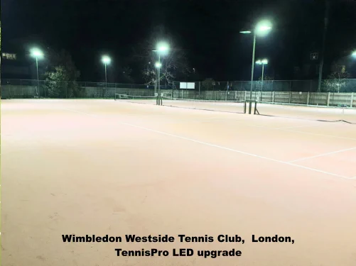 Wimbledon Westside Tennis Club,  London, TennisPro LED upgrade